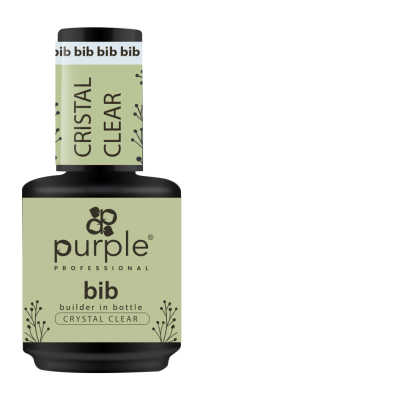 Gel Construtor Purple BIB - Builder in Bottle - Crystal Clear (Transparente) 15ml