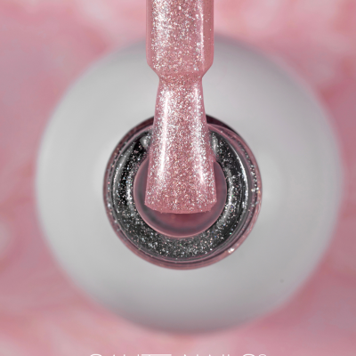 Verniz Gel Saute Nails S316 - Soul Touch (Bege com Partículas e Reflexos Multicoloridos)