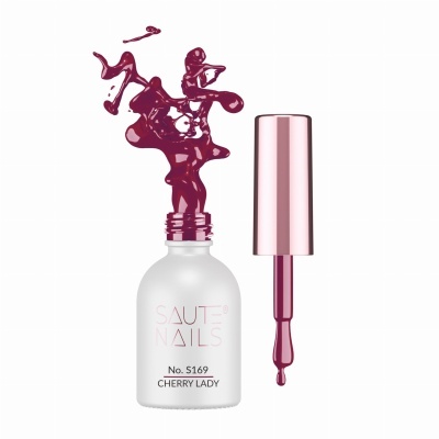 Verniz Gel Saute Nails S169 Cherry Lady (Cereja)