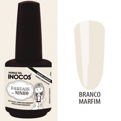 Verniz Gel Inocos – 202 - Pardais ao Ninho (Branco Marfim) 15ml