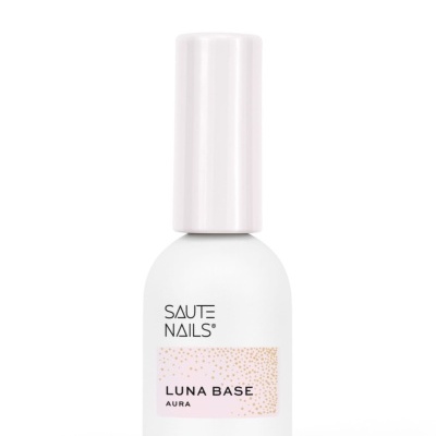 Luna Base Aura (Rosa Leitoso com Partículas Holográficas)
