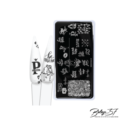 Placa Carimbo Inocos - 01 - Amor