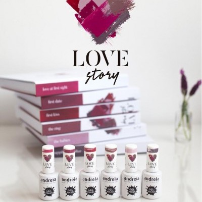 Verniz Gel Andreia – 6 Cores da Coleção “LOVE STORY”