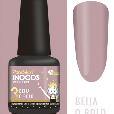 Verniz Gel Inocos – 252 - 3 Beija o Bolo