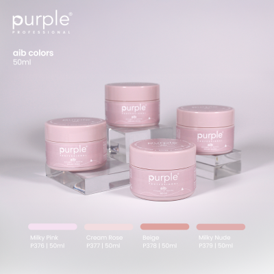 Purple AIB - Acrygel In Bottle - Milky Pink 50 ml