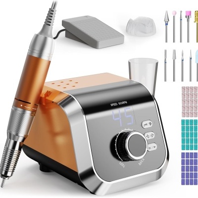 Torno Elétrico 45.000 RPM + Oferta de Kit 11 Brocas e 75 Lixas