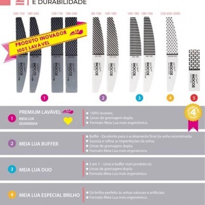 Lima Buffer Inocos - Halfmoon (meia lua) 80/100