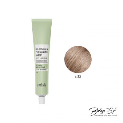 Coloração Permanente Andreia 0% Amoníaco 8.32