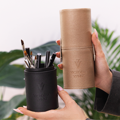 Estojo Victoria Vynn Sem Pincéis - Preto