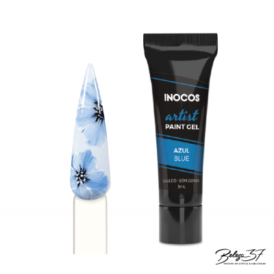 Paint Gel Artist Inocos 5ml - Azul