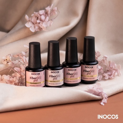 Fiber Base Gel Inocos - Nude Rosa Leitoso