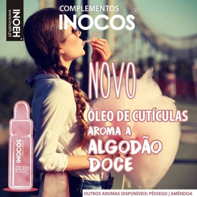 Óleo de Cutículas Inocos 15ml - Algodão Doce