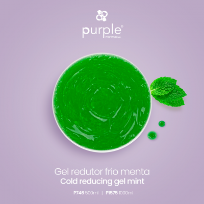 Gel Redutor Térmico Frio de Menta Purple - 1000 ML