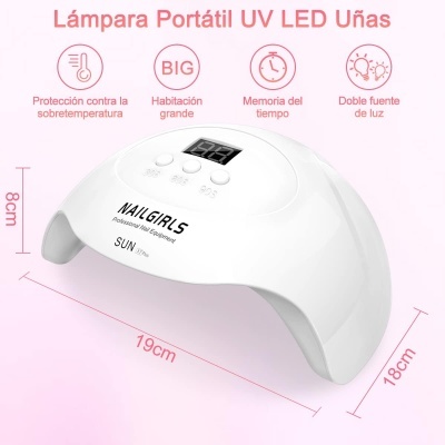 Catalisador LED UV NAILGIRLS de 36w