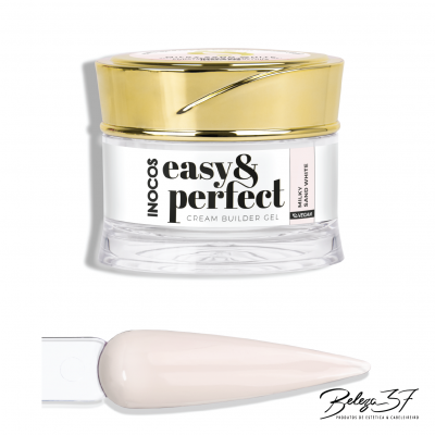 Gel Construção Inocos Easy & Perfect - Milky Sand White 30g
