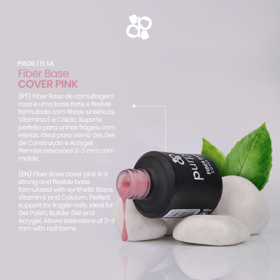 Fiber Base Purple 15ML - Cover Pink