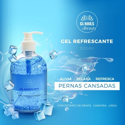 Gel Frio para Pernas Cansadas GL Nails 500ml