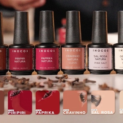 Verniz Gel Inocos – Coleção Natura Lovers - Spice Edition (6 cores)