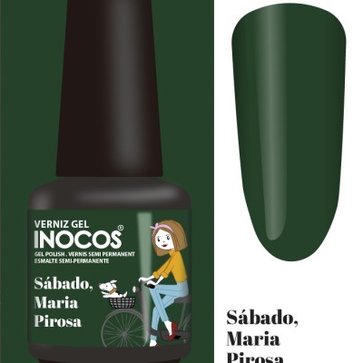 Verniz Gel Inocos – 223 - Sábado, Maria Pirosa - Verde Floresta