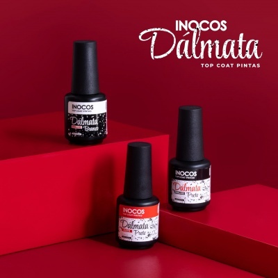 Top Coat Inocos Dálmata 15ml - 1 - Branco Brilho