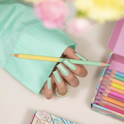 Coleção de Verniz Gel Saute Nails Pastel Positivity (6 cores)