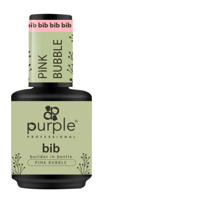 Gel Construtor Purple BIB - Builder in Bottle - Pink Bubble 15ml