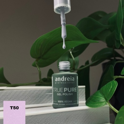 The Gel Polish Andreia True Pure T50 (Lavanda com Brilhos)