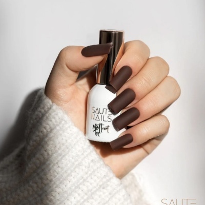 Saute Nails Matt Top Coat No Wipe