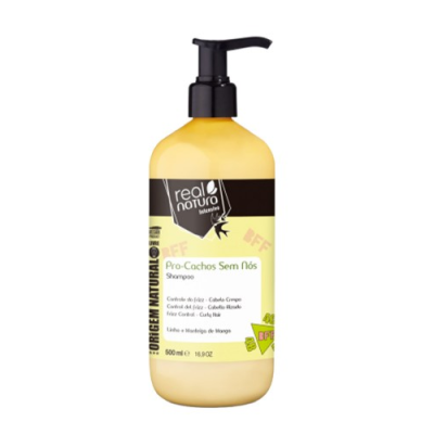 Champô Sem Sal Real Natura – Pro-Cachos Sem Nós BFF 500ml