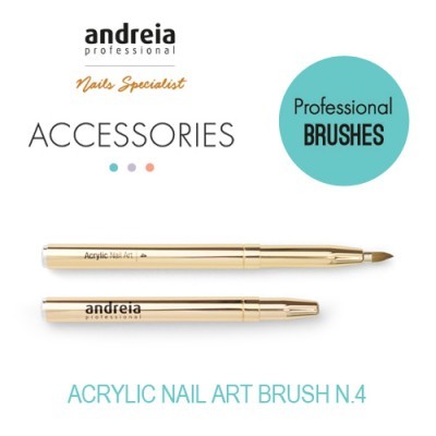 Pincel para Acrílico e Nail Art n.º 4