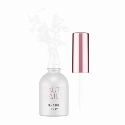 Verniz Gel Saute Nails S102 Holly - Branco Perolado