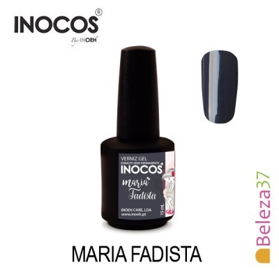 Verniz Gel Inocos 108 — Maria Fadista (Cinza Puro)
