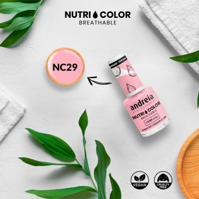 Verniz Andreia Nutricolor NC29 (Rosa Algodão Doce)