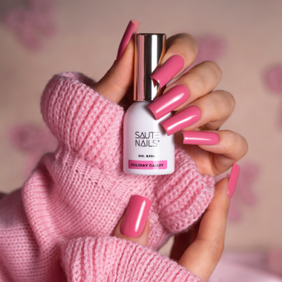 Verniz Gel Saute Nails S332 - Holiday Candy (Rosa Intenso)