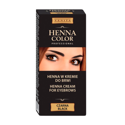 Henna Venita em Creme - Preto 4g