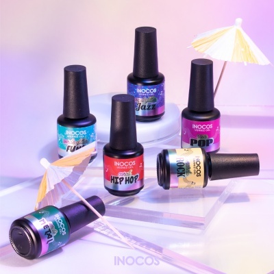 Verniz Gel Inocos - Coleção 6 Cores - Festival de Verão