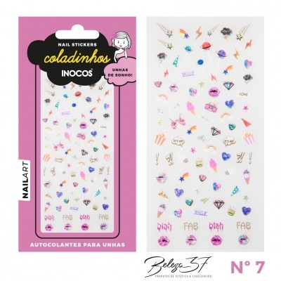 Autocolante para unhas Inocos - Padrão 7