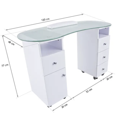 Mesa de Manicura com Gavetas