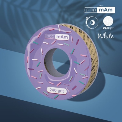 Limas Brancas em Rolo Staleks papmAm - Recargas Sem Estojo - Grão 240