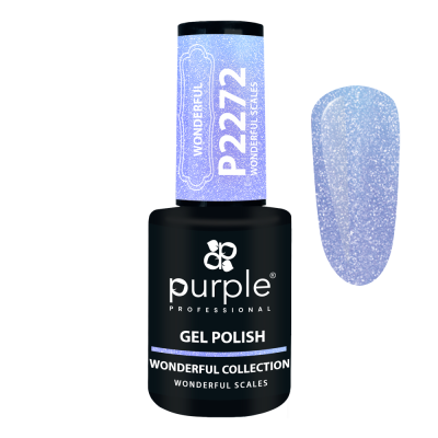Verniz Gel PURPLE P2272 - Wonderful Scales Glitter