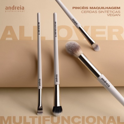 Pincel Multifuncional Andreia All Over Details Brush 404 - Para aperfeiçoar detalhes