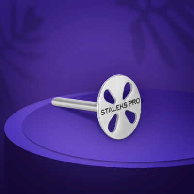 Disco de Pedicura Staleks Pododisc Expert M e Conjunto de Limas Descartáveis Grão 180 (5 Peças)