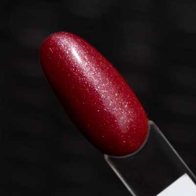 Verniz Gel Saute Nails S153 Cosmic Love (Vermelho Framboesa com Glitter)