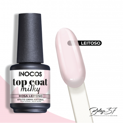 Top Coat Milky Rosa Leitoso