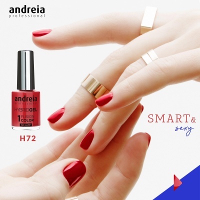 HYBRID GEL ANDREIA – Fusion Color H72 - Love (Vermelho Coração)