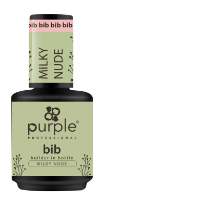 Gel Construtor Purple BIB - Builder in Bottle - Milky Nude (Nude Leitoso) 15ml
