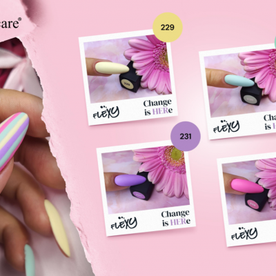 Verniz Gel Silcare Flexy - Coleção "Madame Pastelle" (4 Cores: 229 a 232)