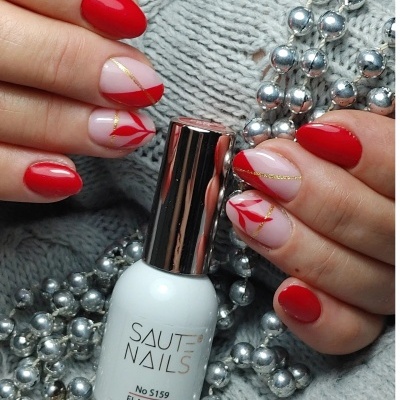 Verniz Gel Saute Nails S159 Flamengo (Vermelho Ardente)