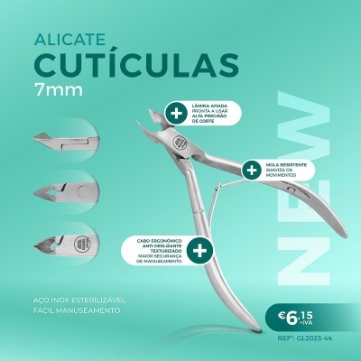 Alicate de Cutículas GL de 7mm