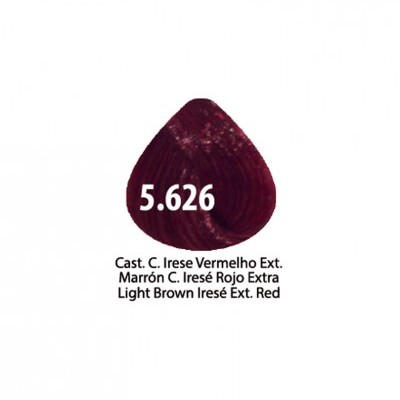 Tinta Violet Keratin Trendy 5.626 - 100ml - CASTANHO CLARO VERMELHO IRISE VERMELHO